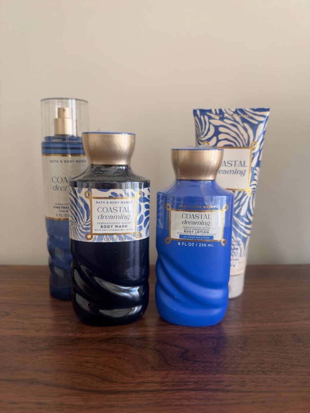 Bath & Body Works Coastal Dreaming 4-Piece Body Care Set NEW